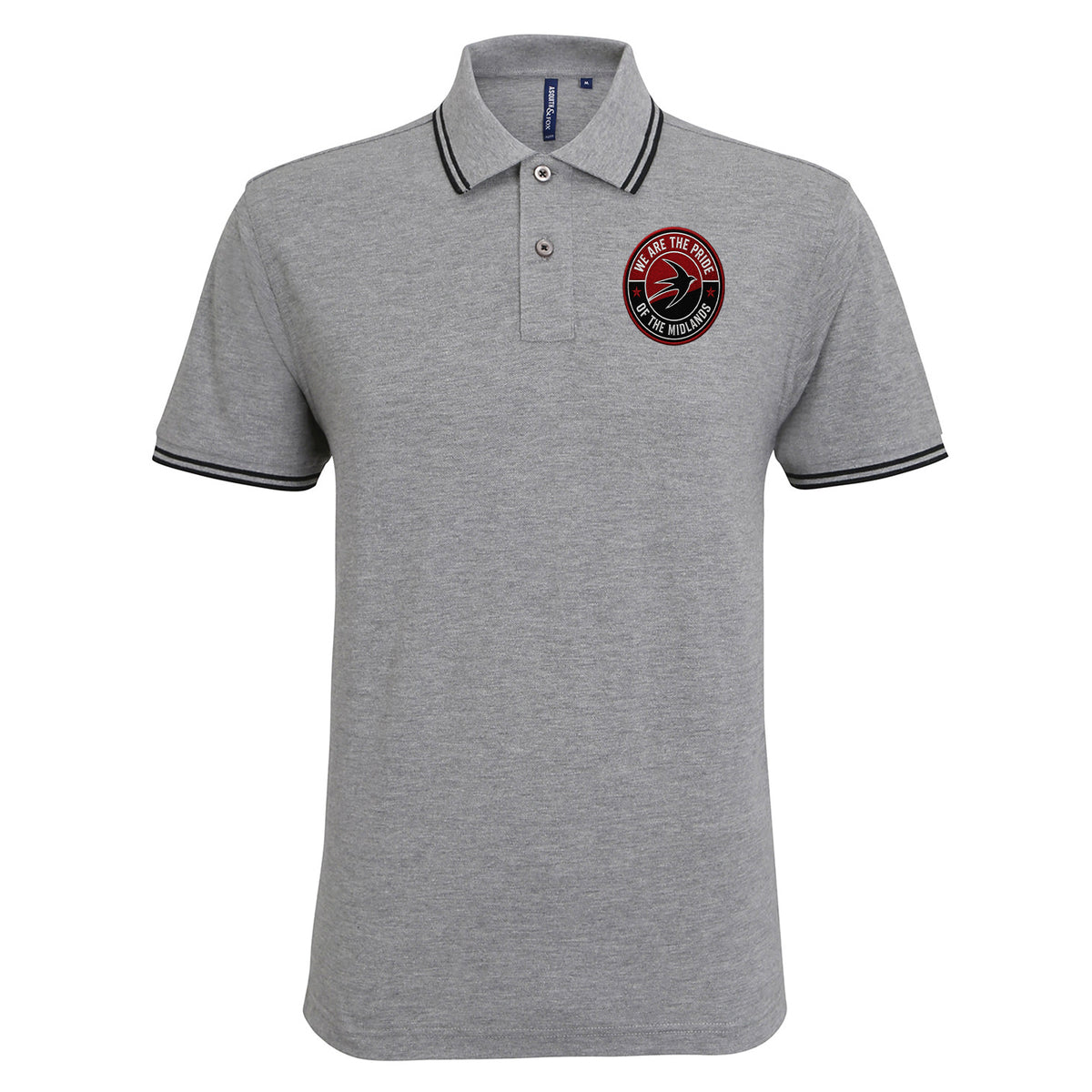 Walsall We Are The Pride of The Midlands Tipped Polo Shirt