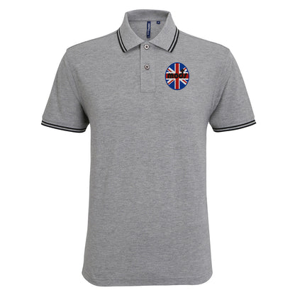 Mods Union Jack Tipped Polo Shirt