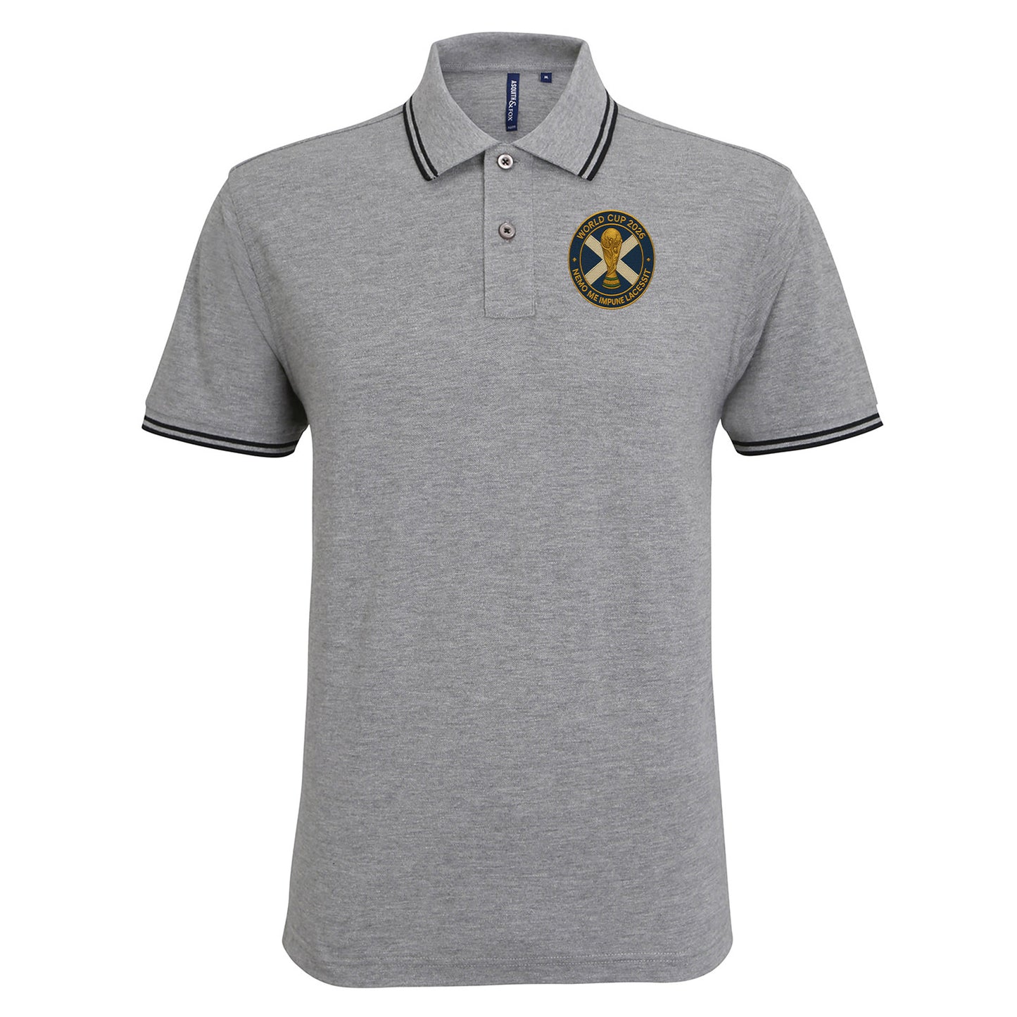 Scotland World Cup 2026 Tipped Polo Shirt