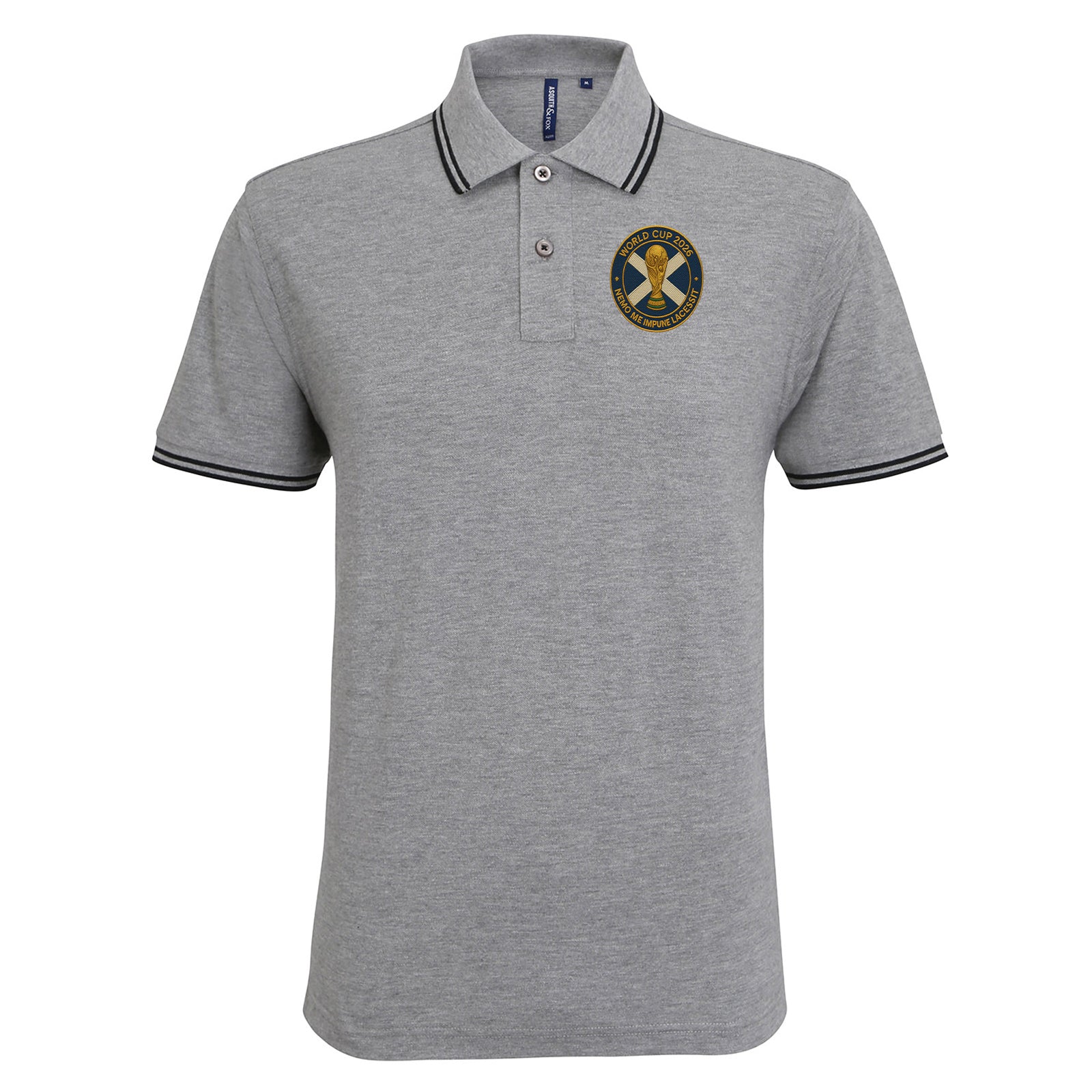 Scotland World Cup 2026 Tipped Polo Shirt