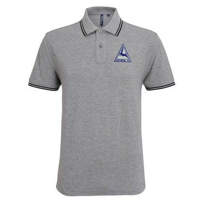 Retro Hartlepool Embroidered Tipped Polo Shirt