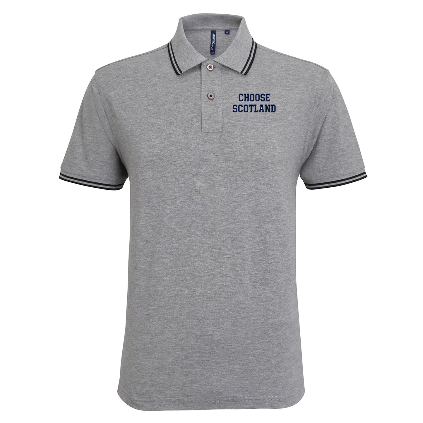 Choose Scotland Tipped Polo Shirt