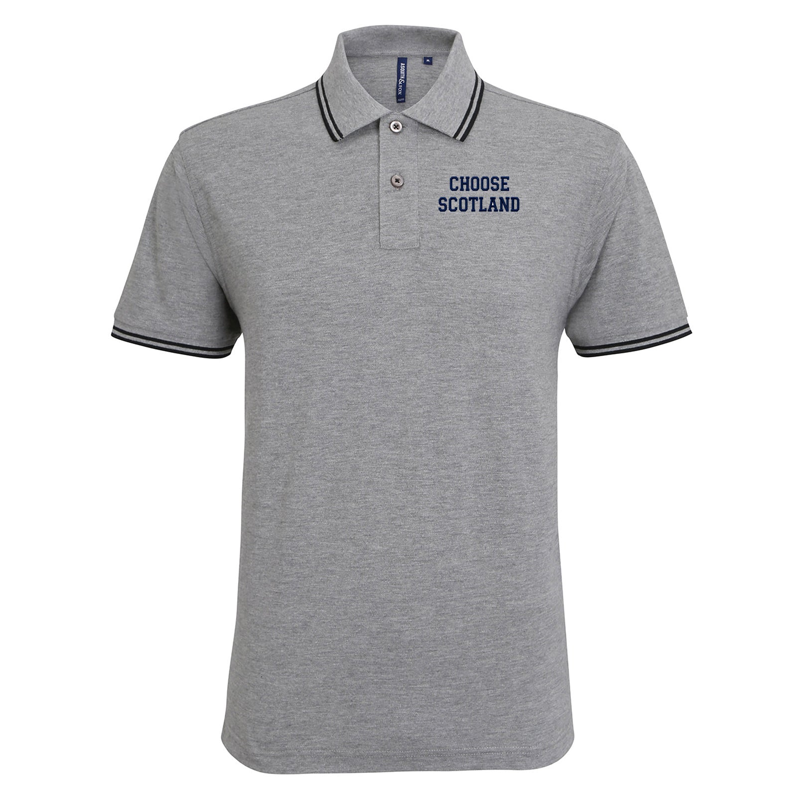 Choose Scotland Tipped Polo Shirt