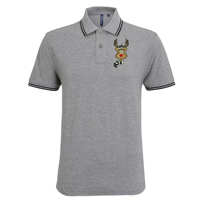 Newcastle United Rudolph Football Tipped Polo Shirt