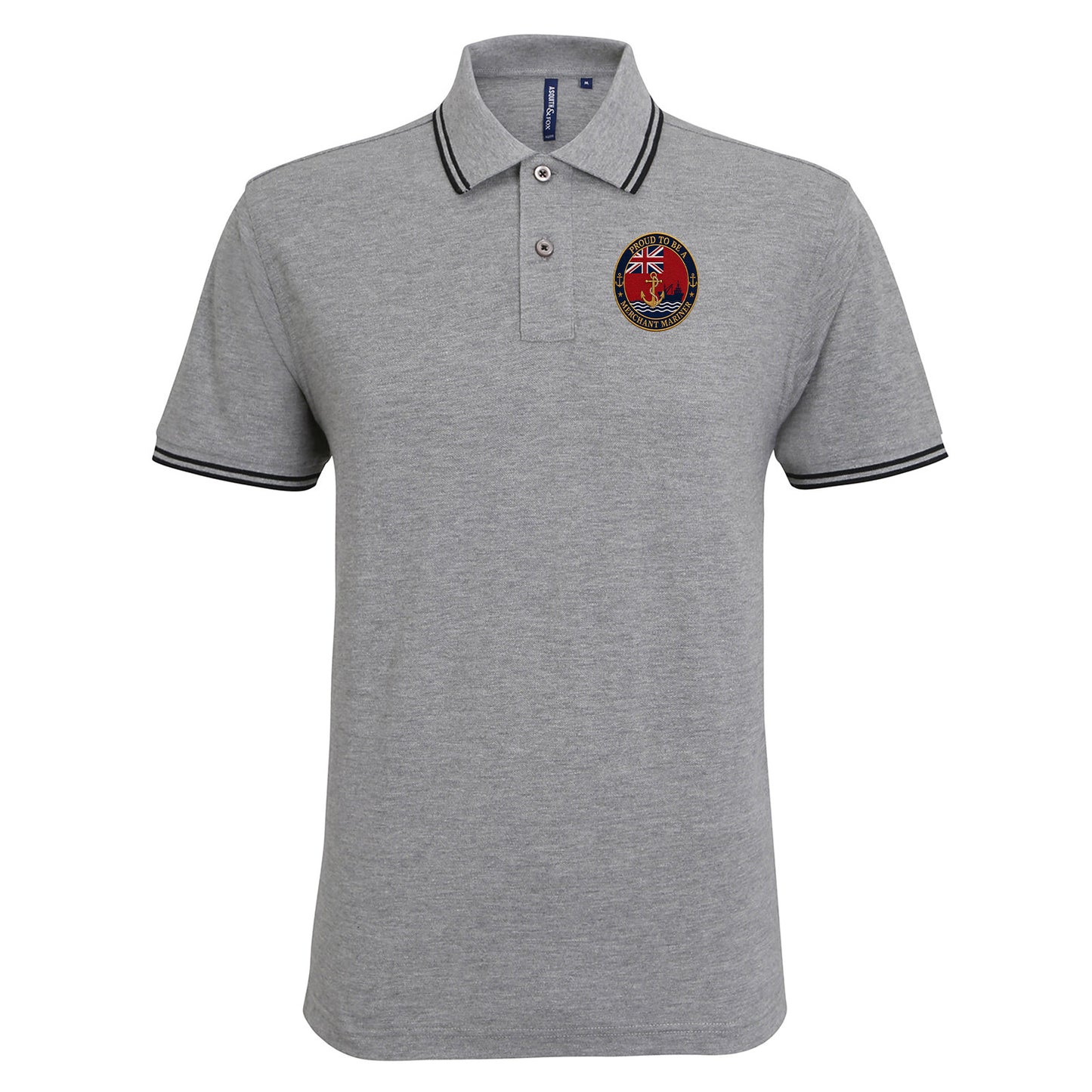Merchant Mariner Tipped Polo Shirt
