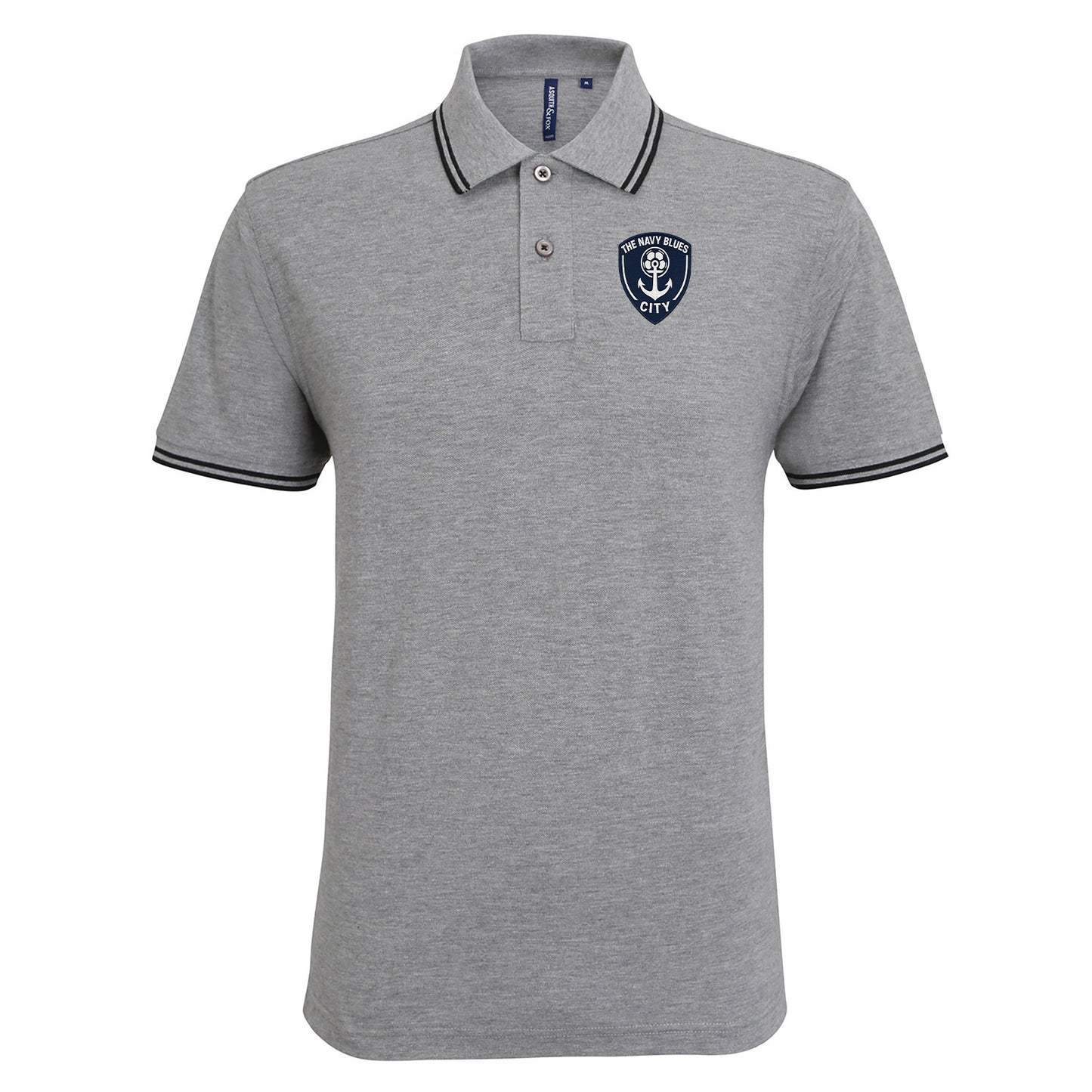 The Navy Blues Auckland City Tipped Polo Shirt
