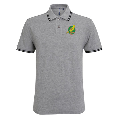 Norwich City FC Football Tipped Polo Shirt