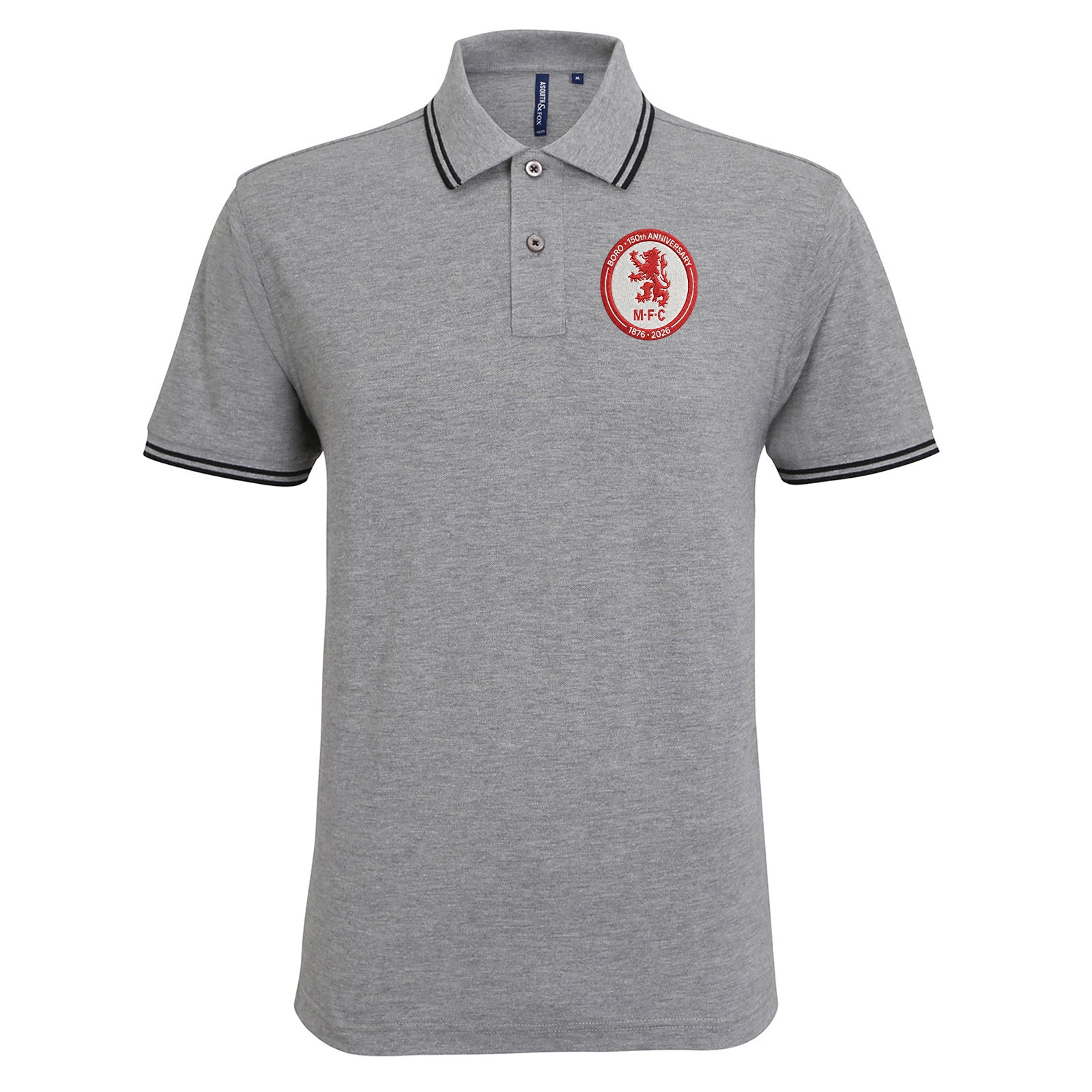 Middlesbrough 150th Anniversary Tipped Polo Shirt 