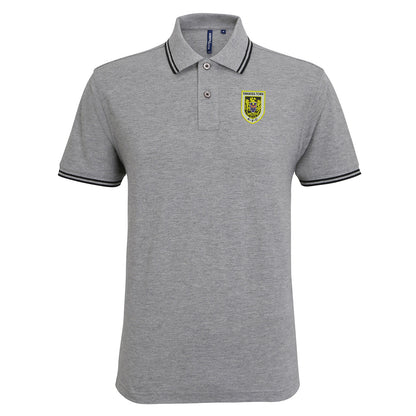 Retro Swansea 1922 Embroidered Tipped Polo Shirt