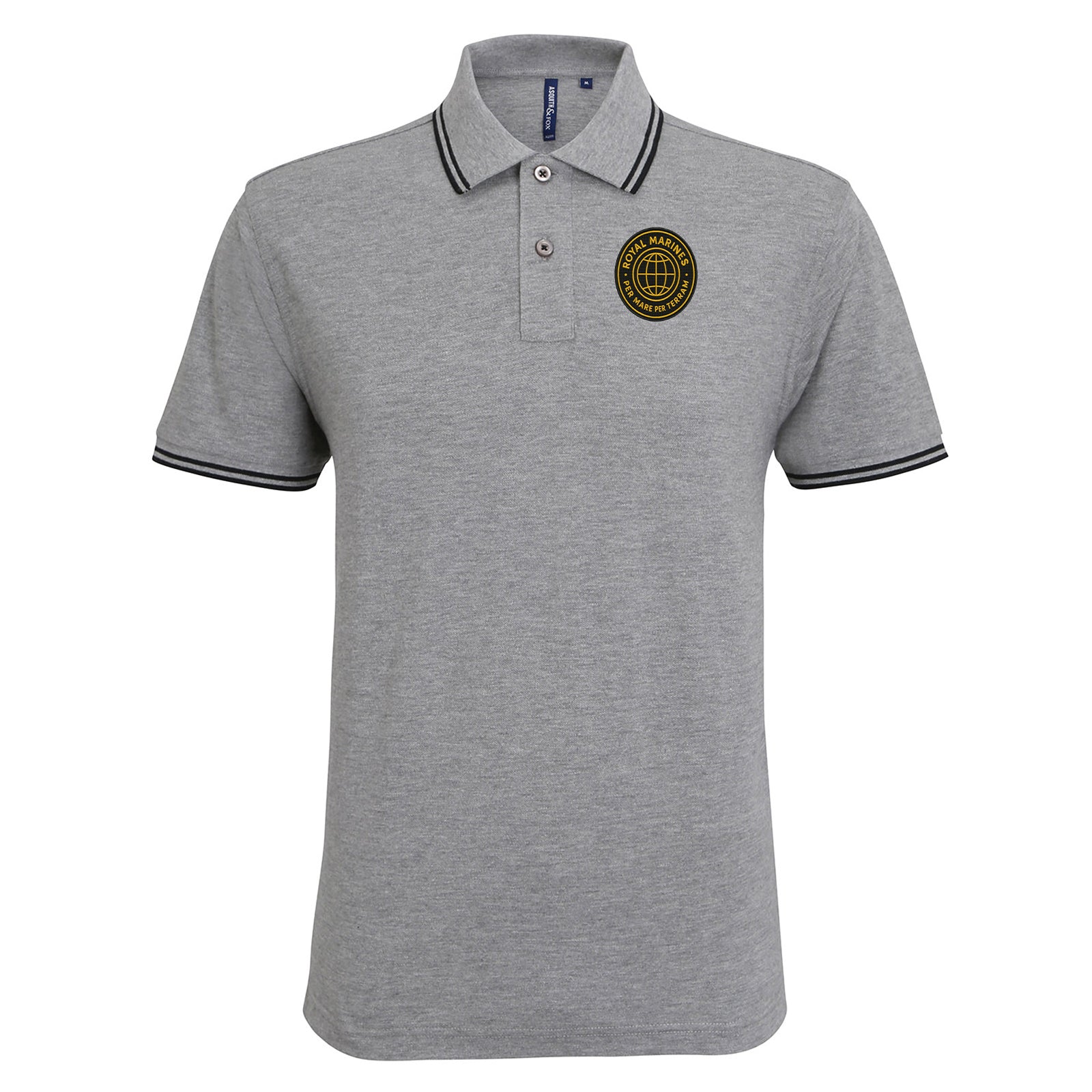Royal Marines Veterans Tipped Polo Shirt