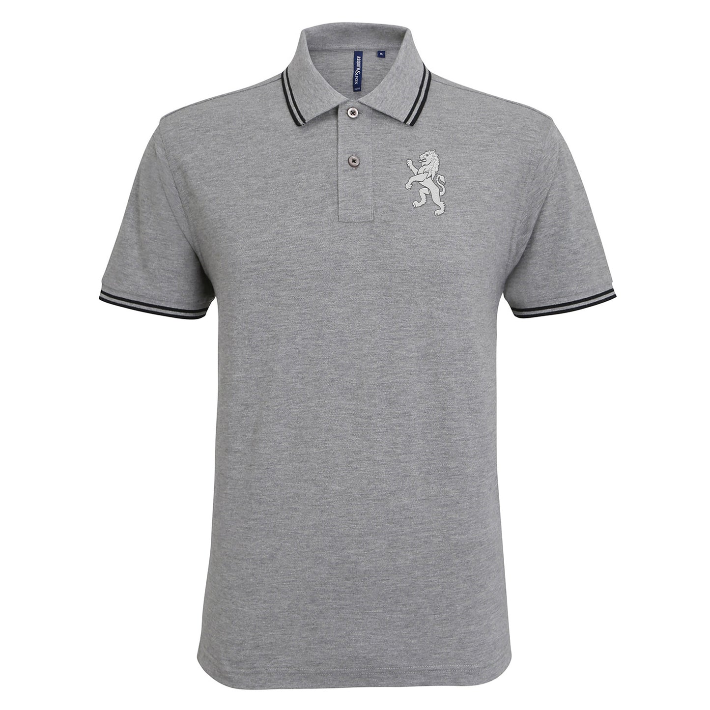 Retro Scotland 1872 Football Tipped Polo Shirt