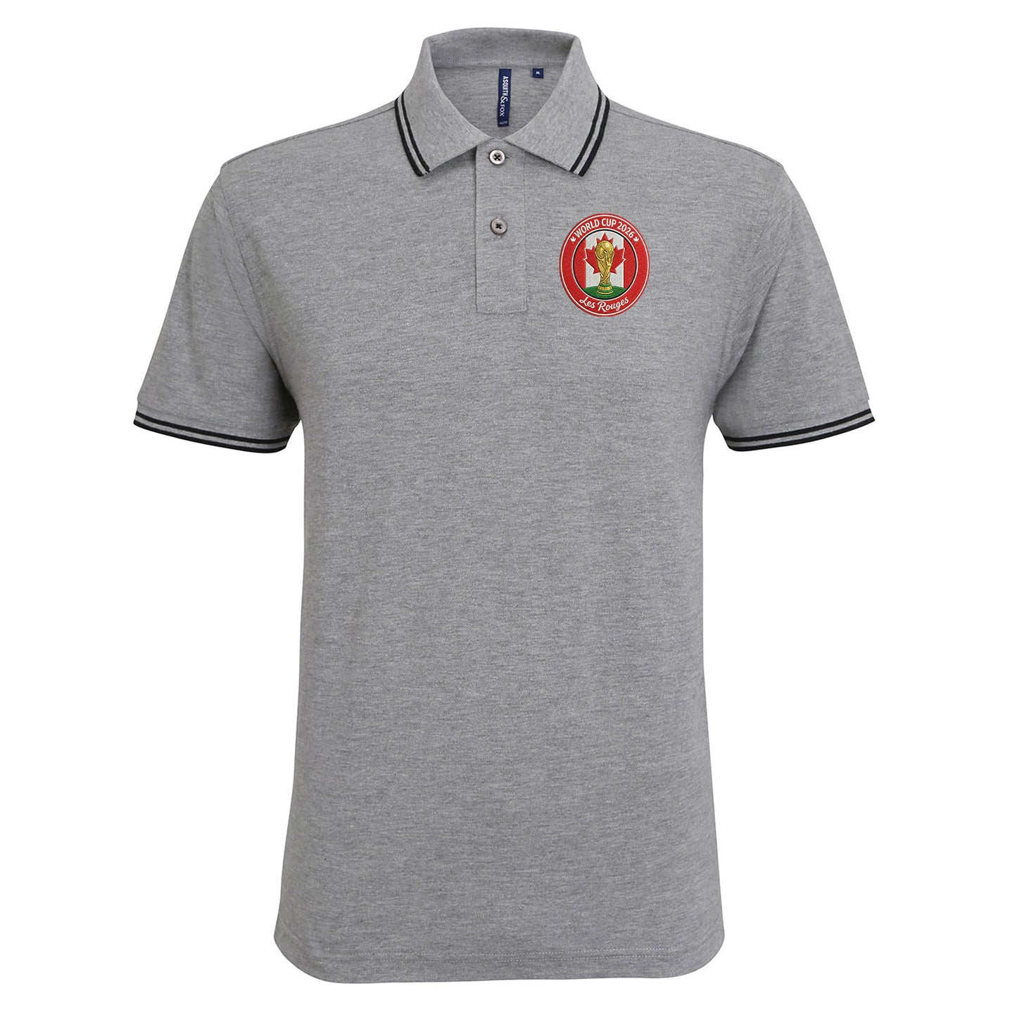 Canada World Cup 2026 Football Tipped Polo Shirt