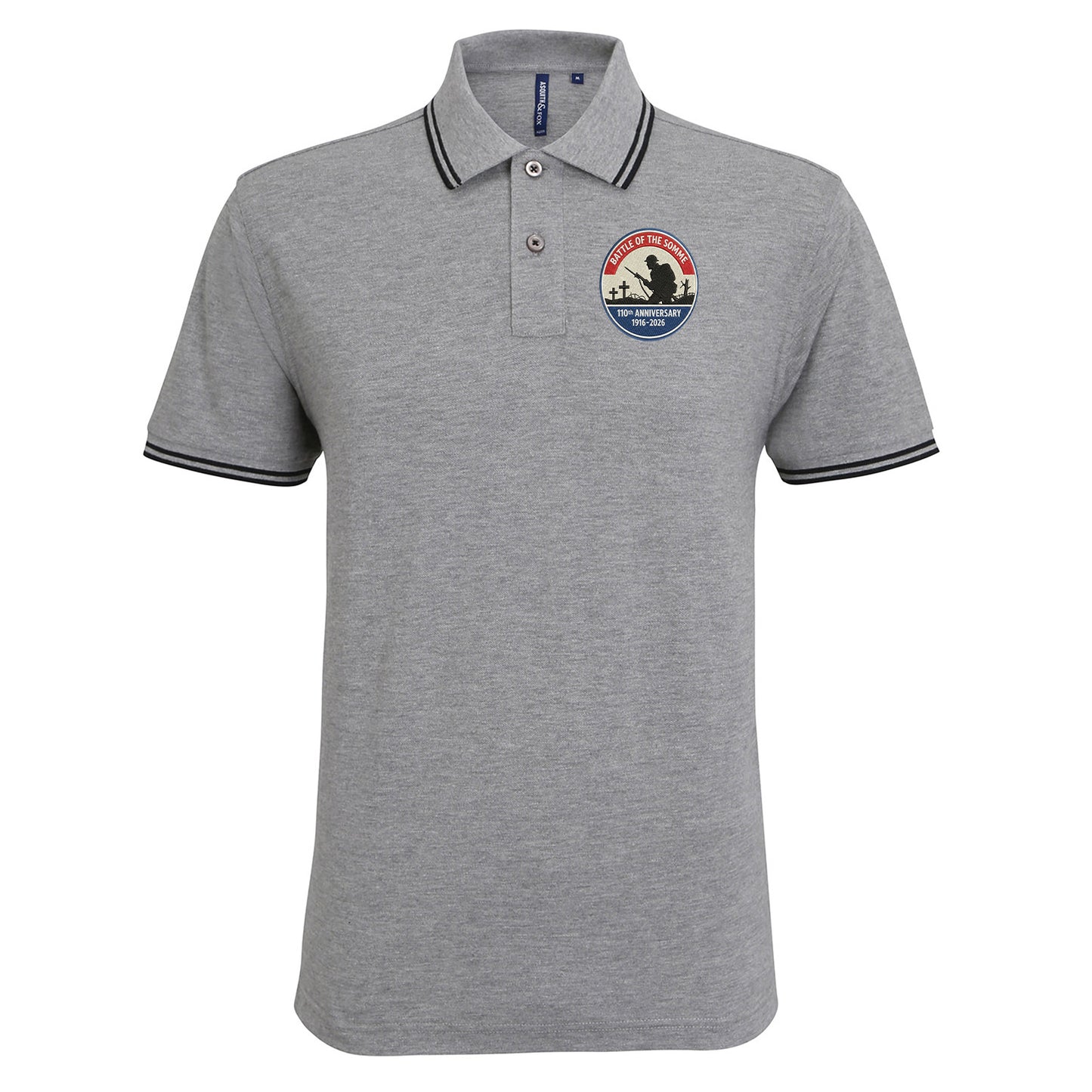 Battle of The Somme 110th Anniversary Tipped Polo Shirt