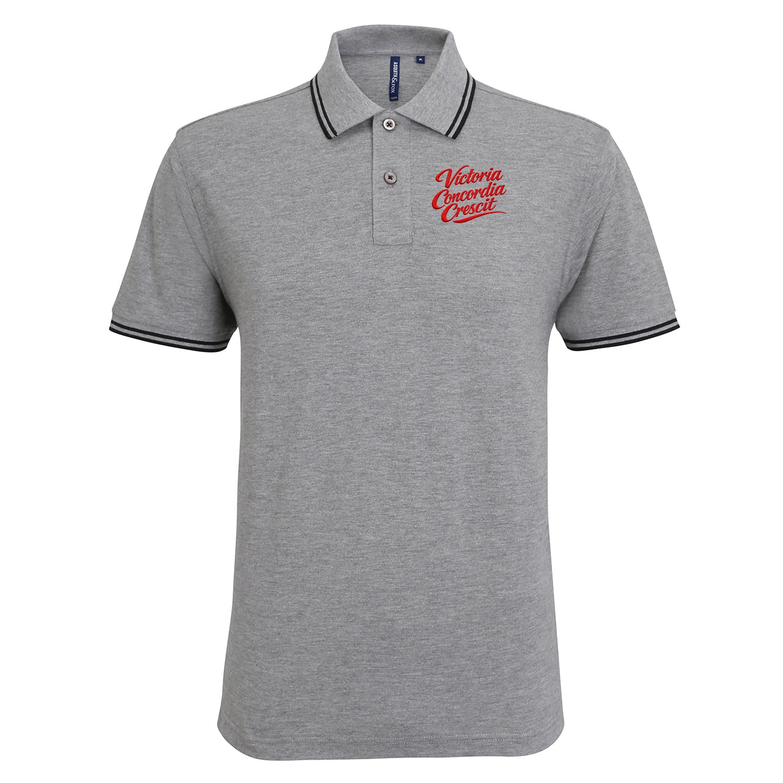 Arsenal Victoria Concordia Crescit Tipped Polo Shirt