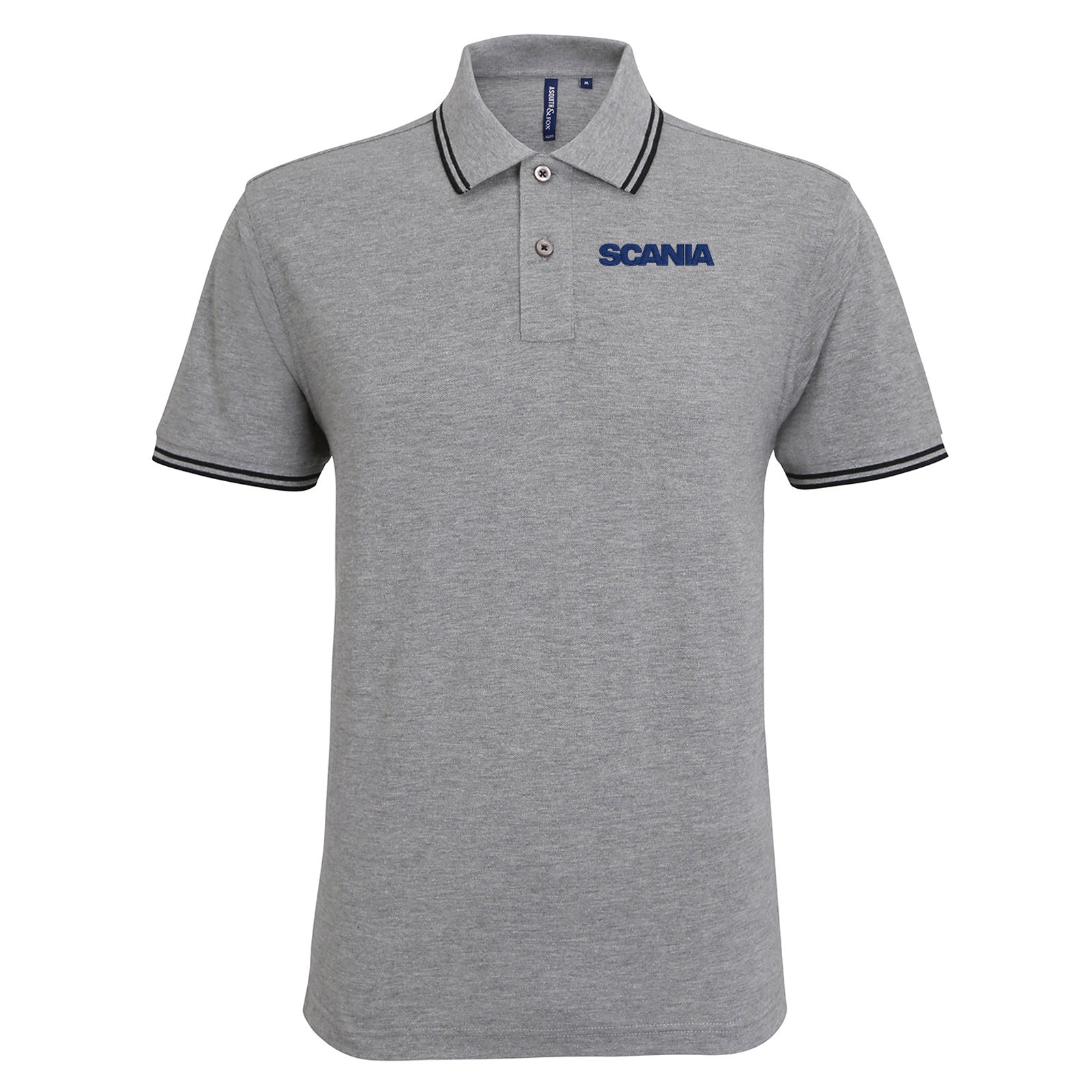 Scania Trucks Tipped Polo Shirt