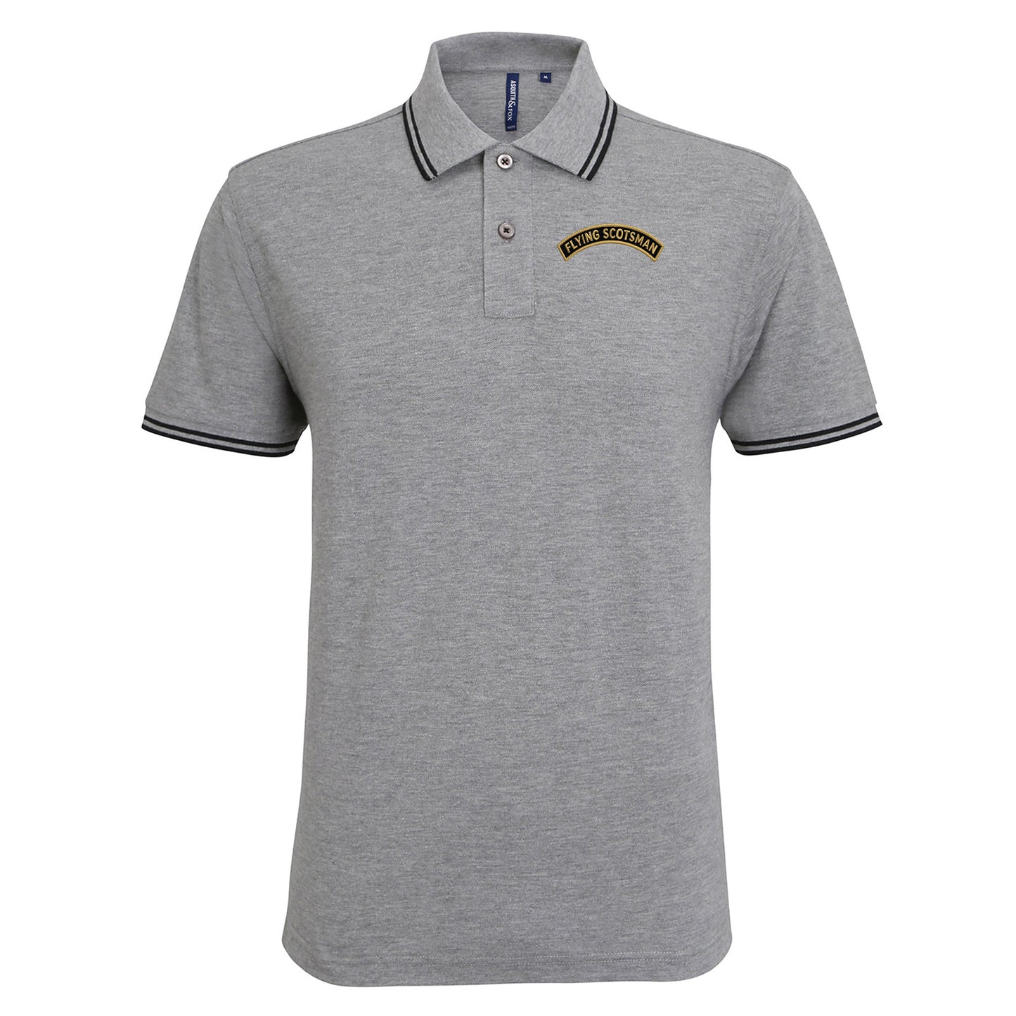 Flying Scotsman Tipped Polo Shirt