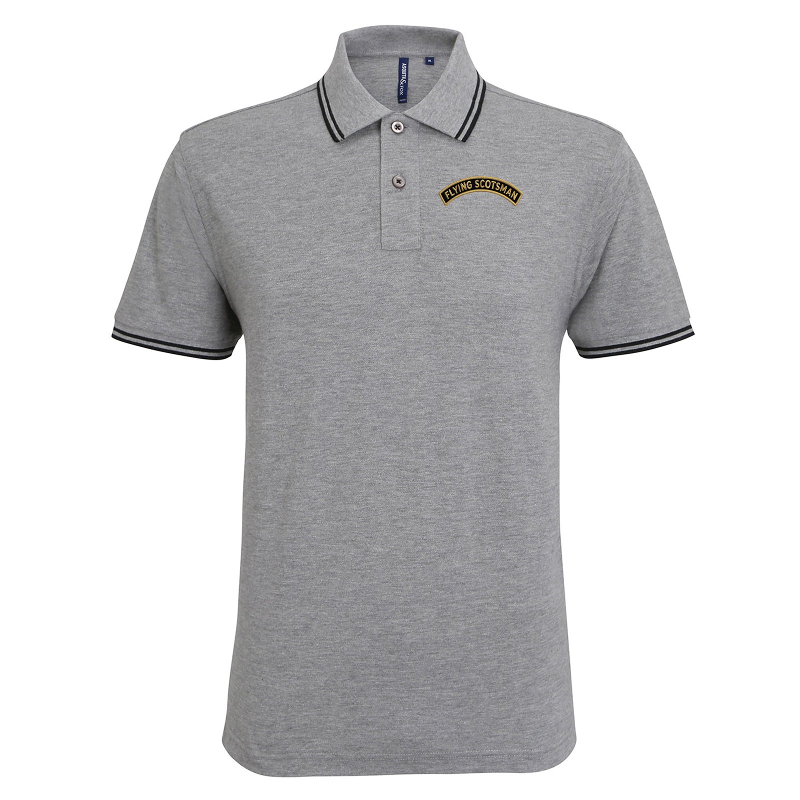 Flying Scotsman Tipped Polo Shirt