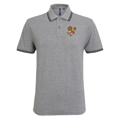 England World Cup Willie 1966 Tipped Polo Shirt
