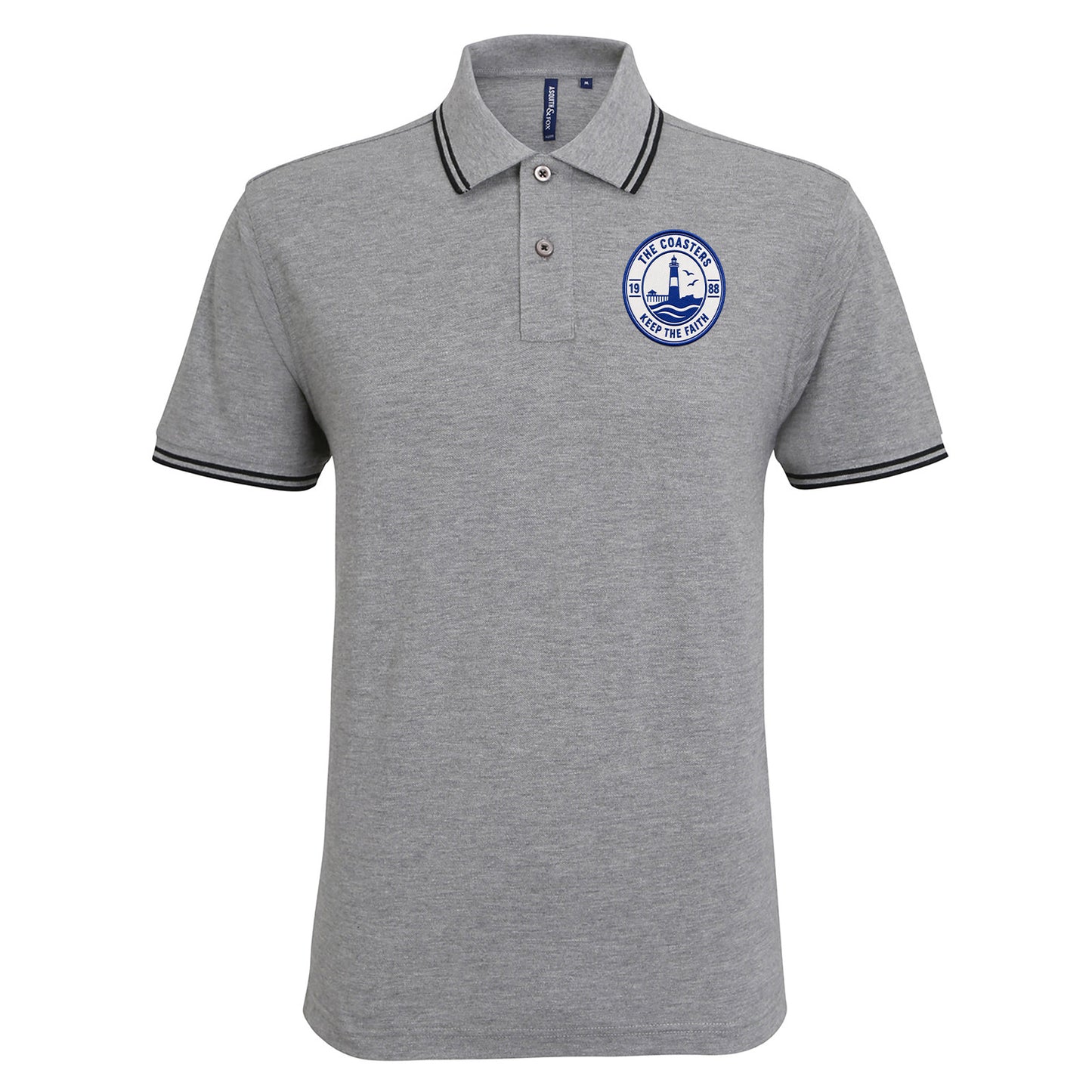 Flyde Football Tipped Polo Shirt
