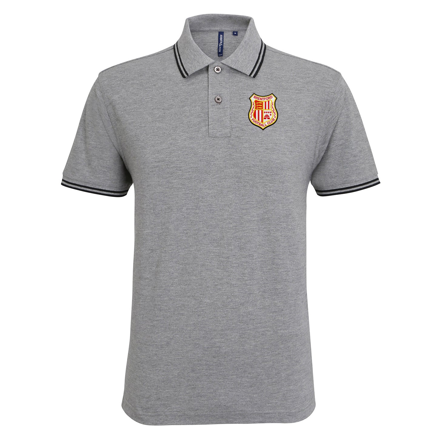 Classic Brentford Football Tipped Polo Shirt