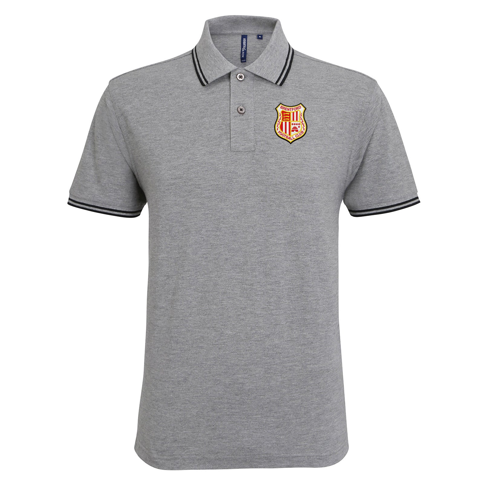 Classic Brentford Football Tipped Polo Shirt