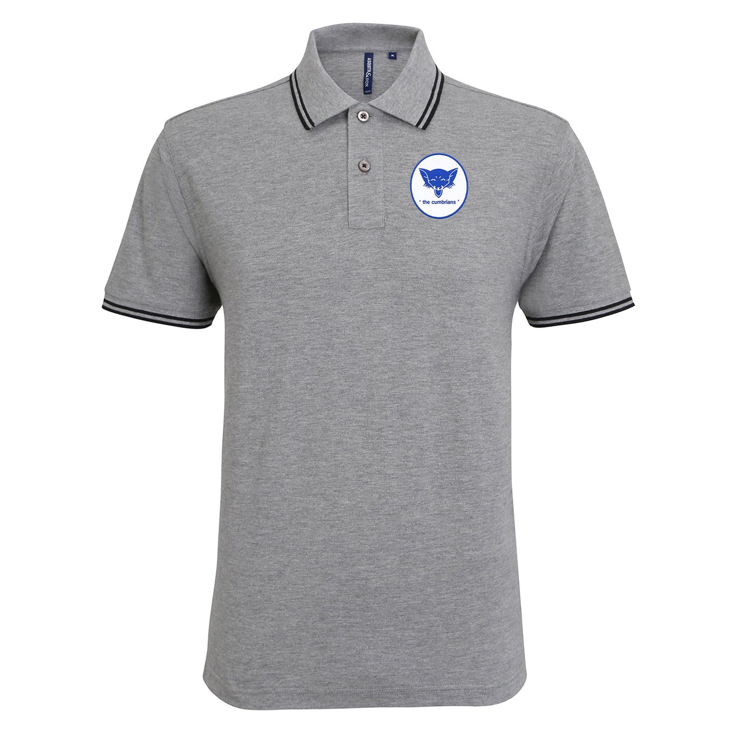 Old School Carlisle United Football Tipped Polo Shirt