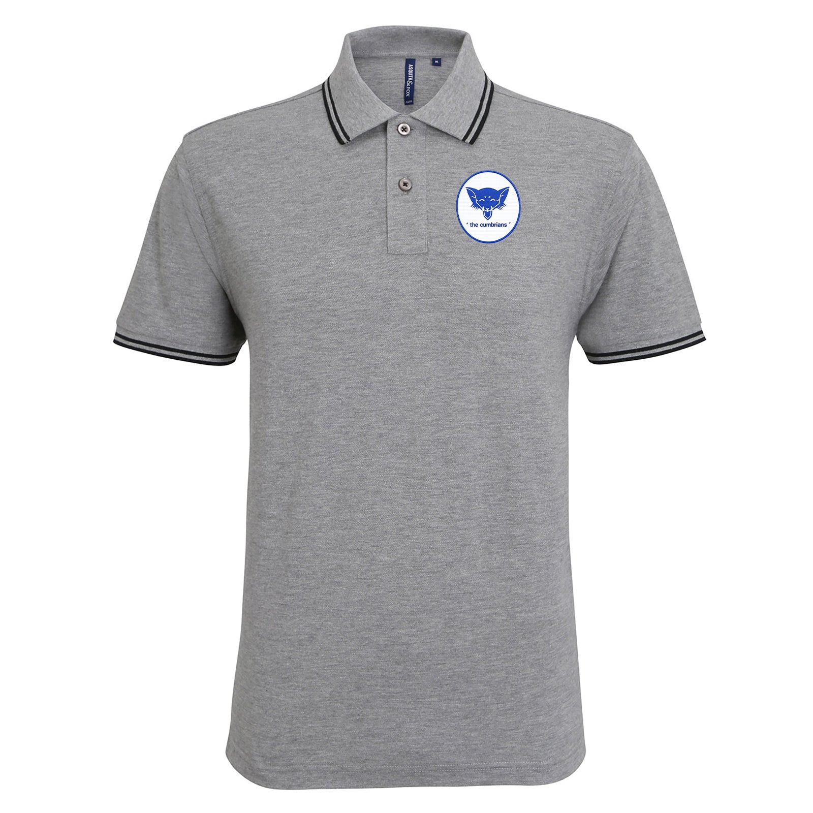 Old School Carlisle United Football Tipped Polo Shirt