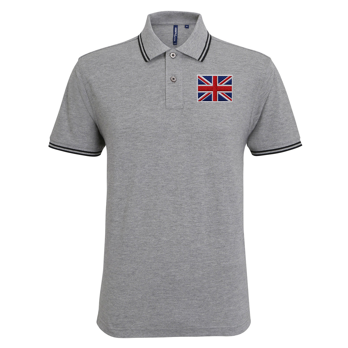 Union Jack Tipped Polo Shirt 