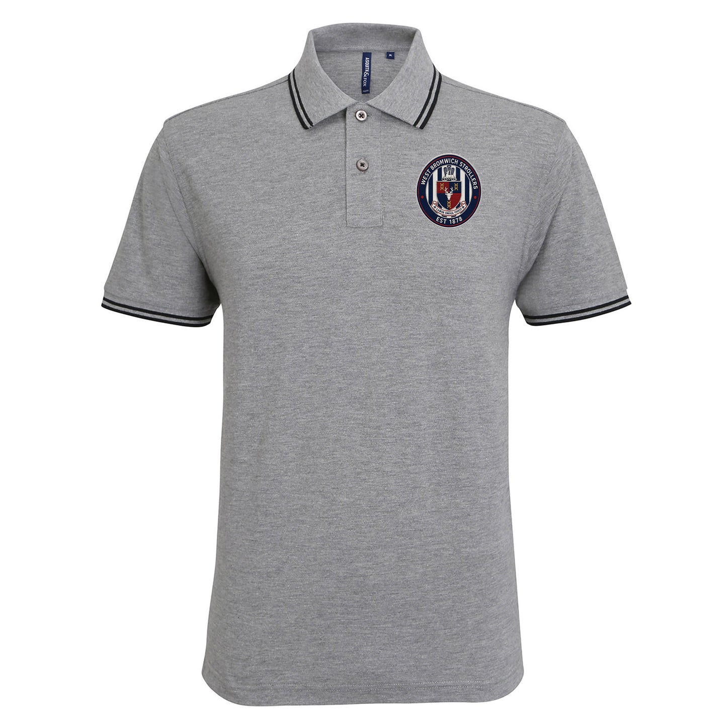 Classic West Bromwich Strollers Tipped Polo Shirt