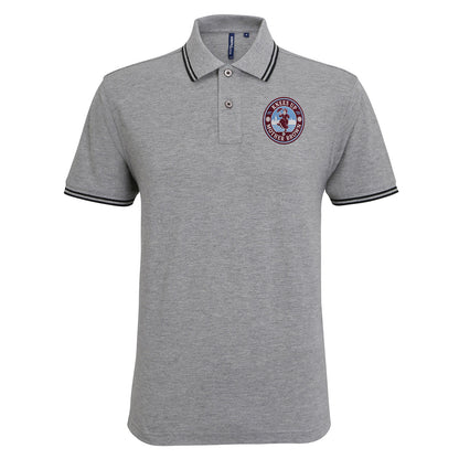 Knees Up Mother Brown West Ham KUMB Tipped Polo Shirt 