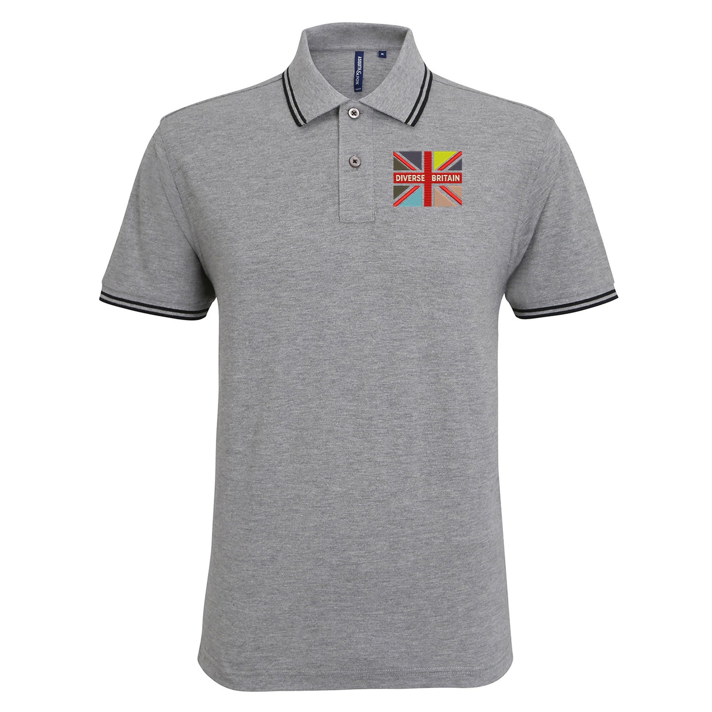 Diverse Britain Tipped Polo Shirt