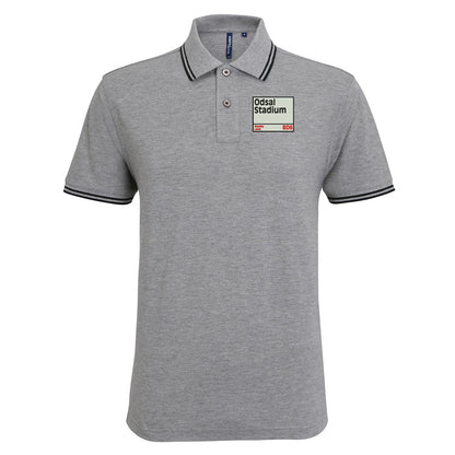 Bradford Bulls Odsal Stadium Tipped Polo Shirt