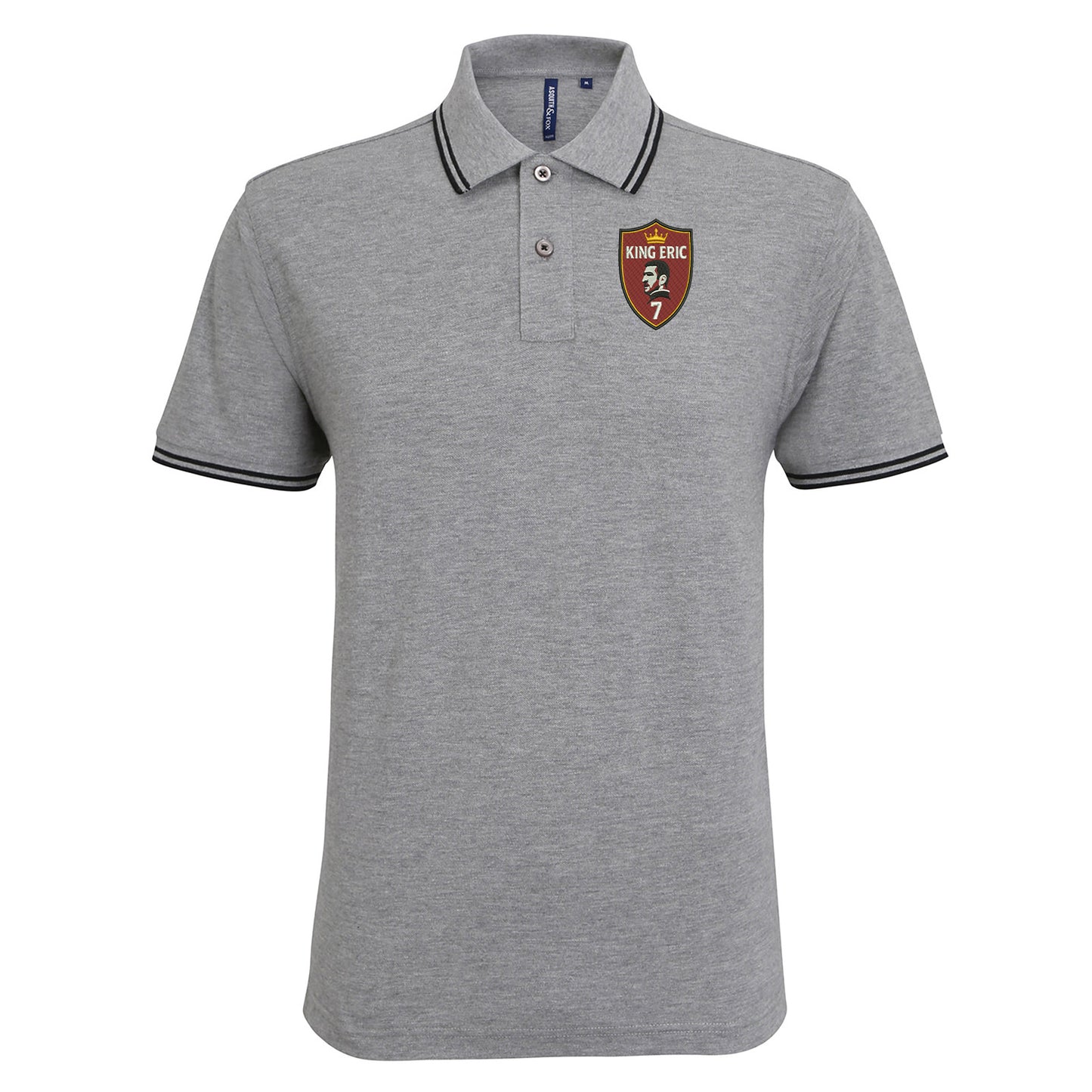 King Eric Cantona Tipped Polo Shirt