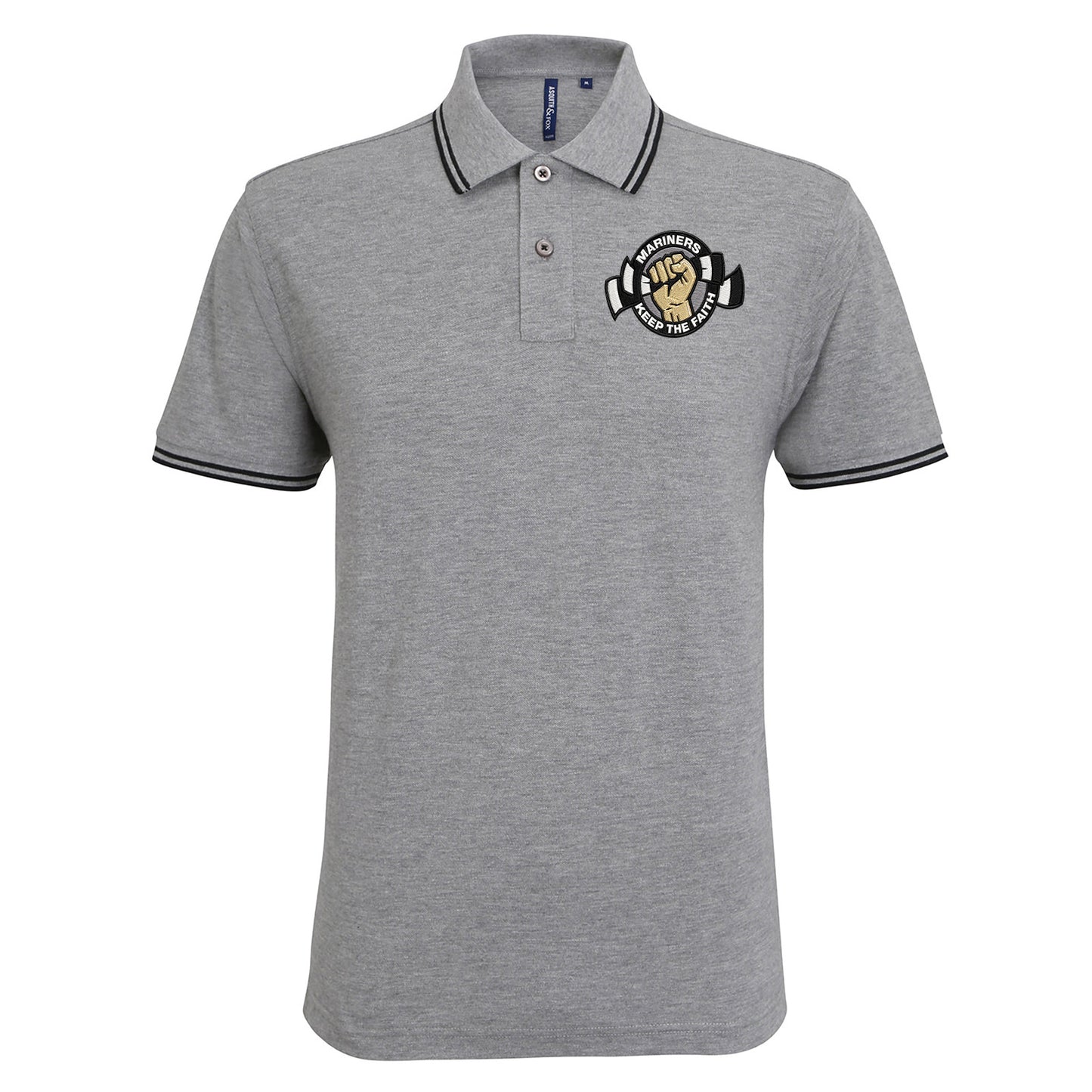 Grimsby Town Football Tipped Polo Shirt 