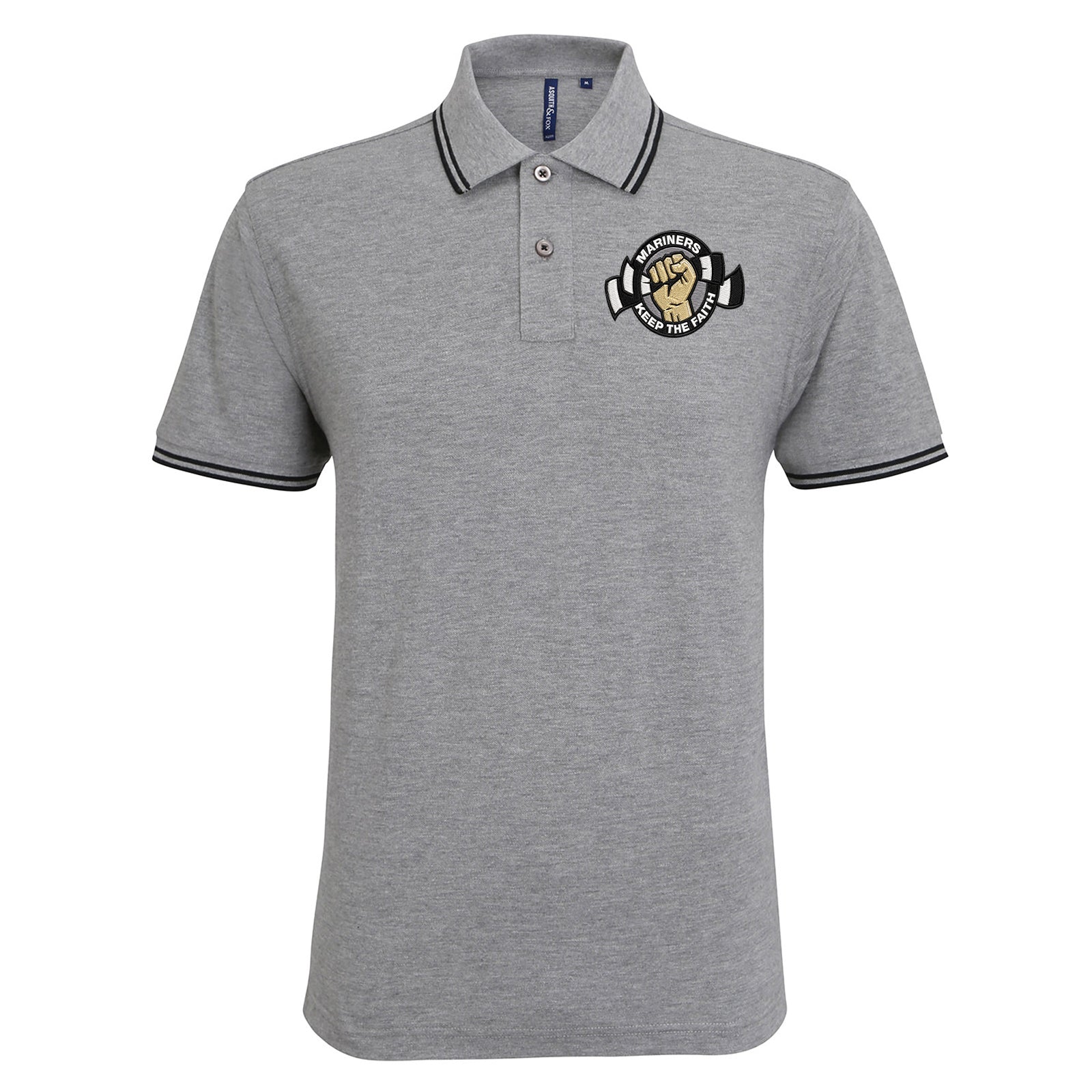 Grimsby Town Football Tipped Polo Shirt 