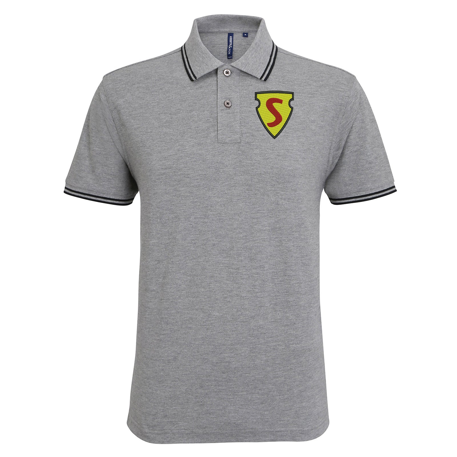 Superman Tipped Polo Shirt