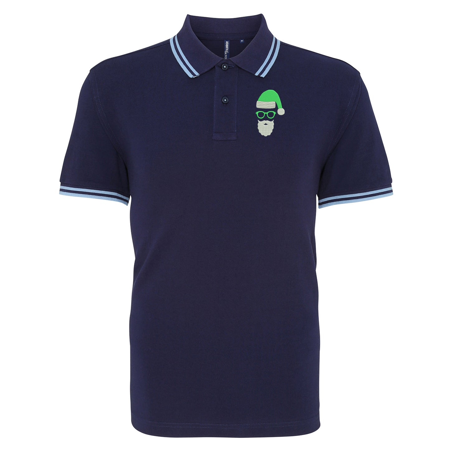 Celtic FC Christmas Tipped Polo Shirt 