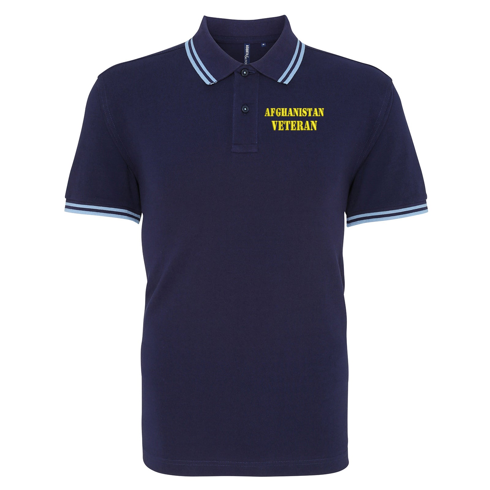 Afghanistan Veteran Tipped Polo Shirt