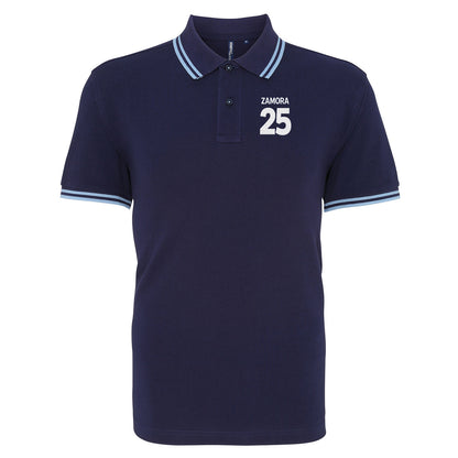 Bobby Zamora Brighton Football Tipped Polo Shirt 