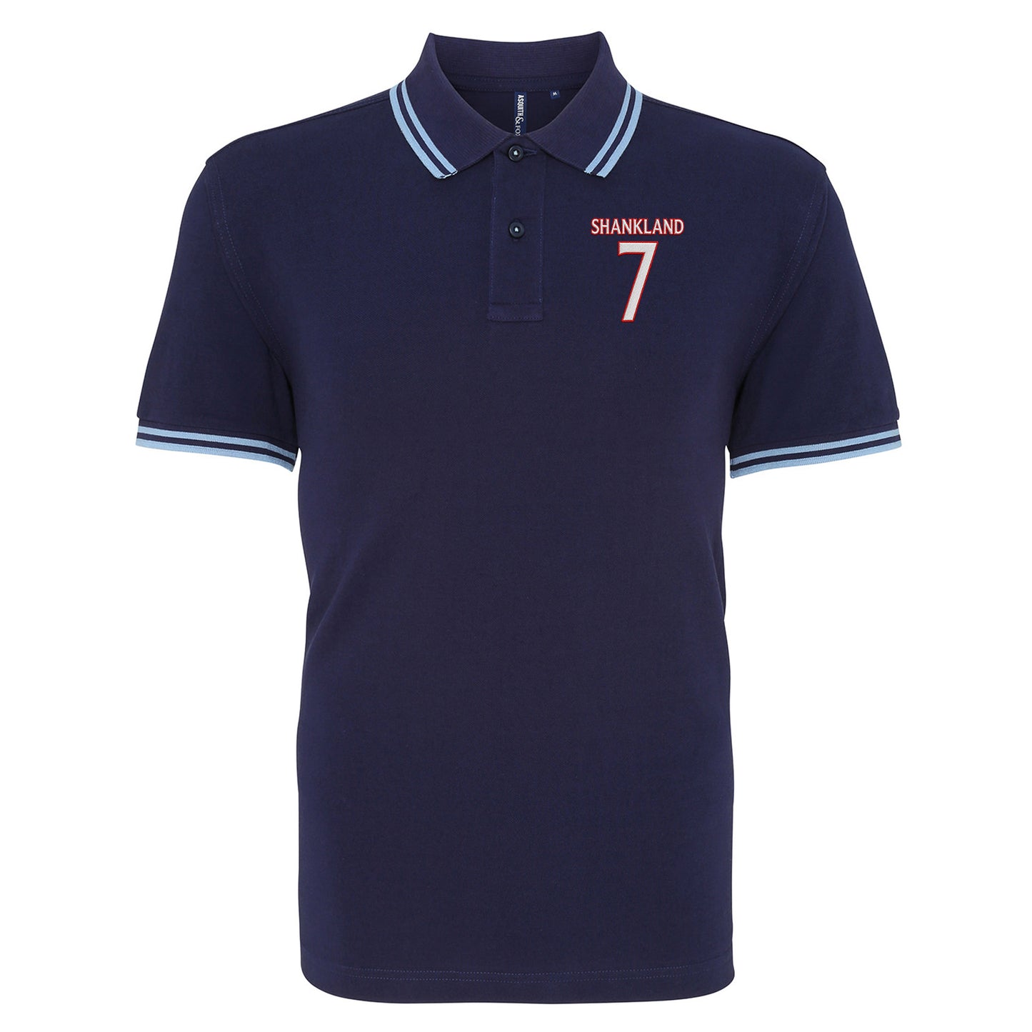 Lawrence Shankland Rangers Football Tipped Polo Shirt