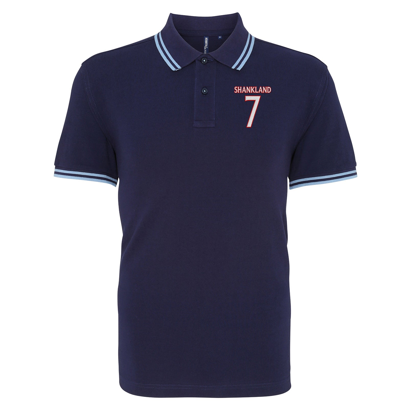 Lawrence Shankland Rangers Football Tipped Polo Shirt