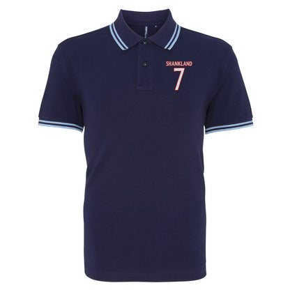 Lawrence Shankland Rangers Football Tipped Polo Shirt