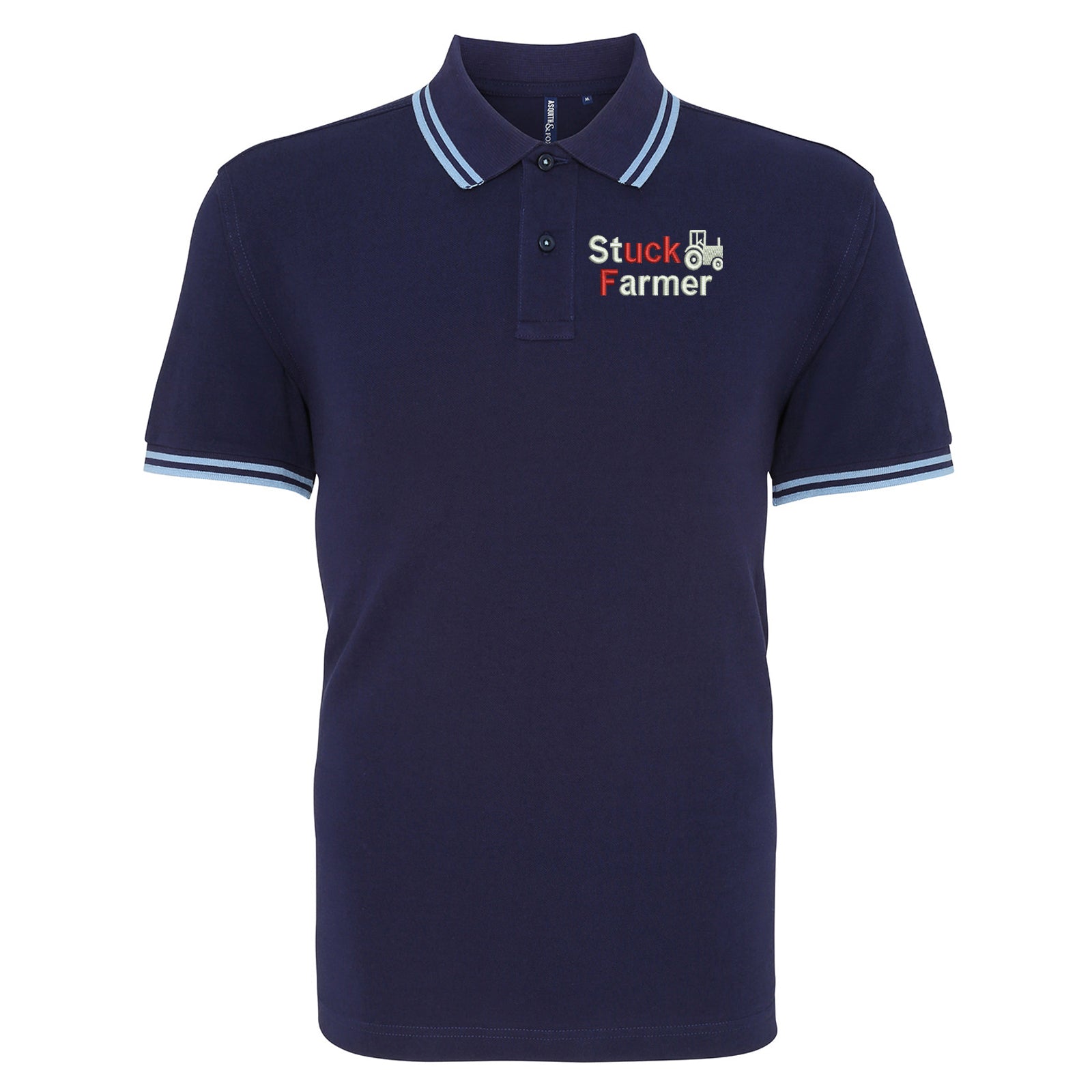 Stuck Farmer Keir Starmer Tipped Polo Shirt 