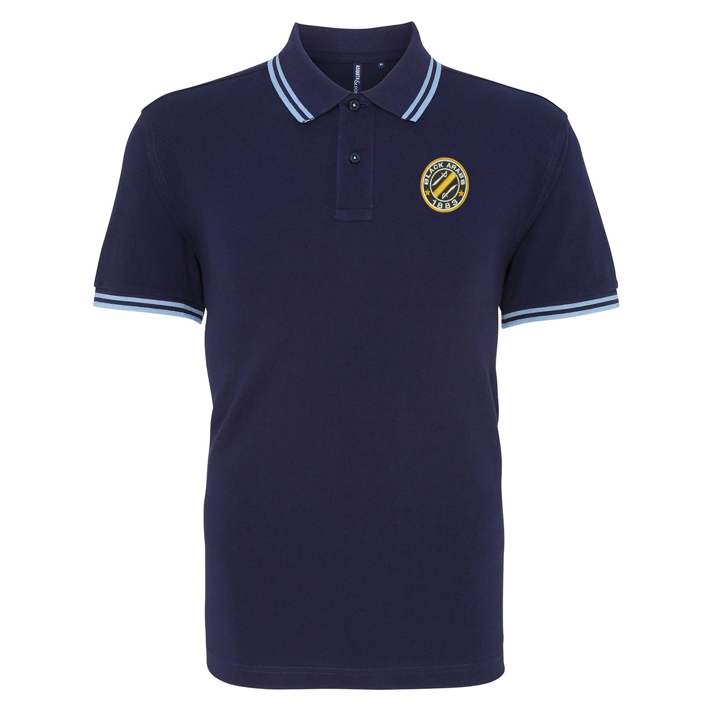 Black Arabs Embroidered Polo Shirt