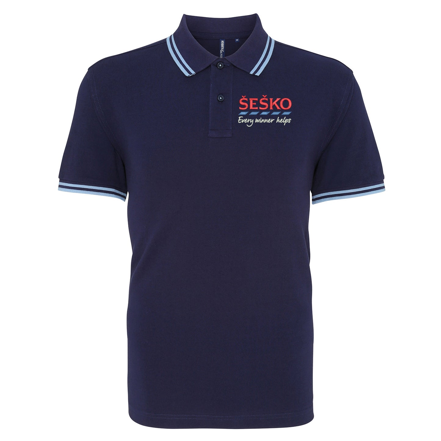 Benjamin Sesko Man Utd Tipped Polo Shirt 