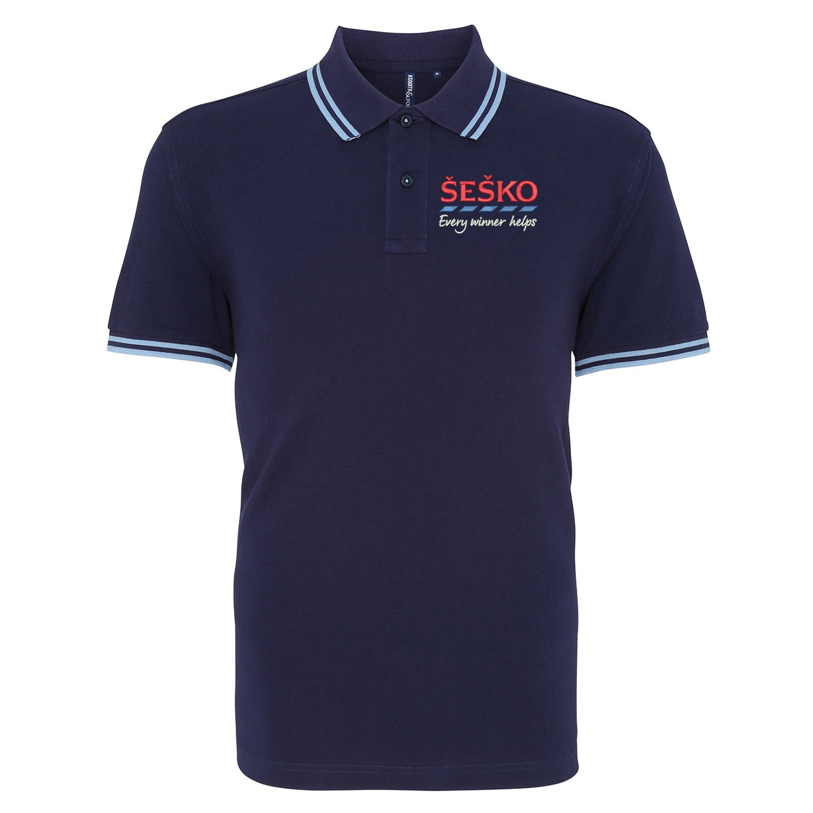 Benjamin Sesko Man Utd Tipped Polo Shirt 