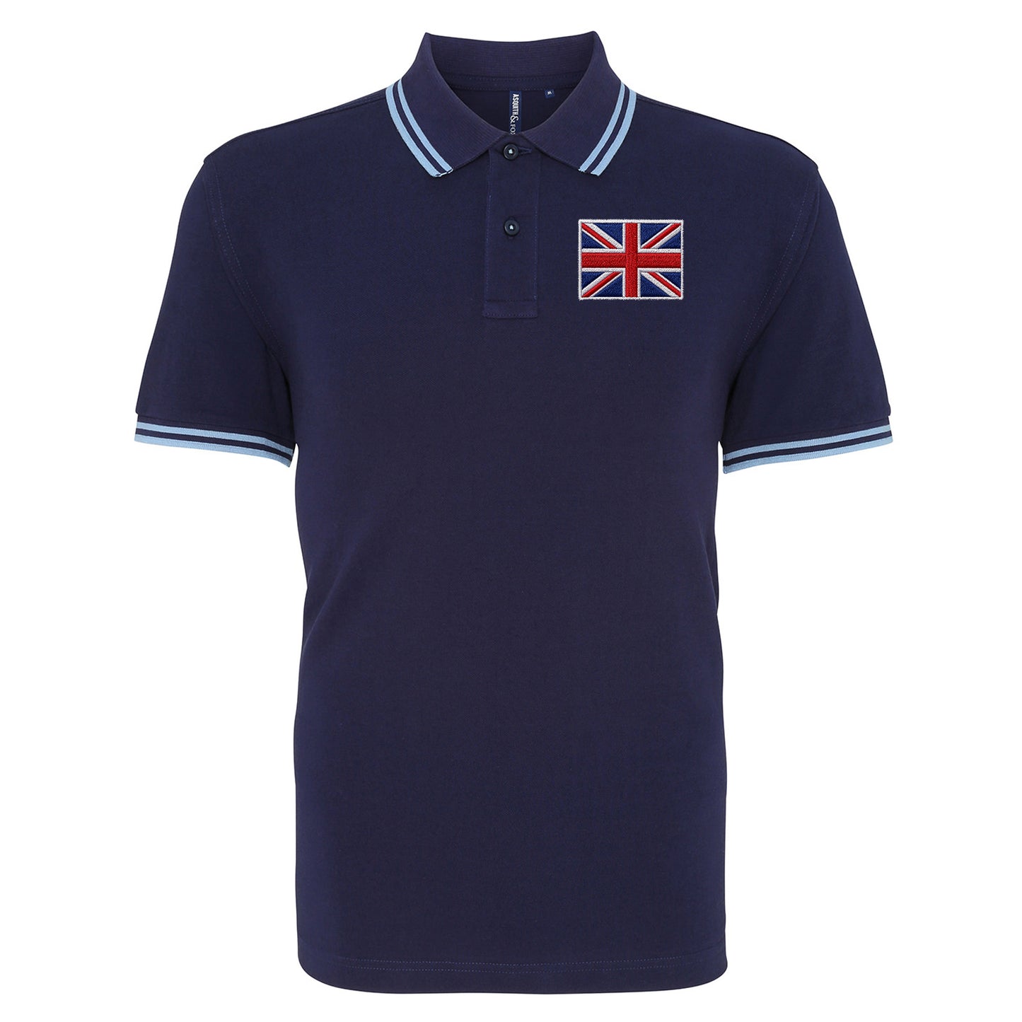 Union Jack Tipped Polo Shirt 