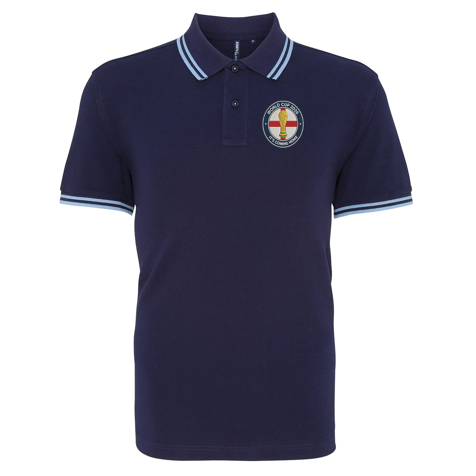 England World Cup 2026 Tipped Polo Shirt