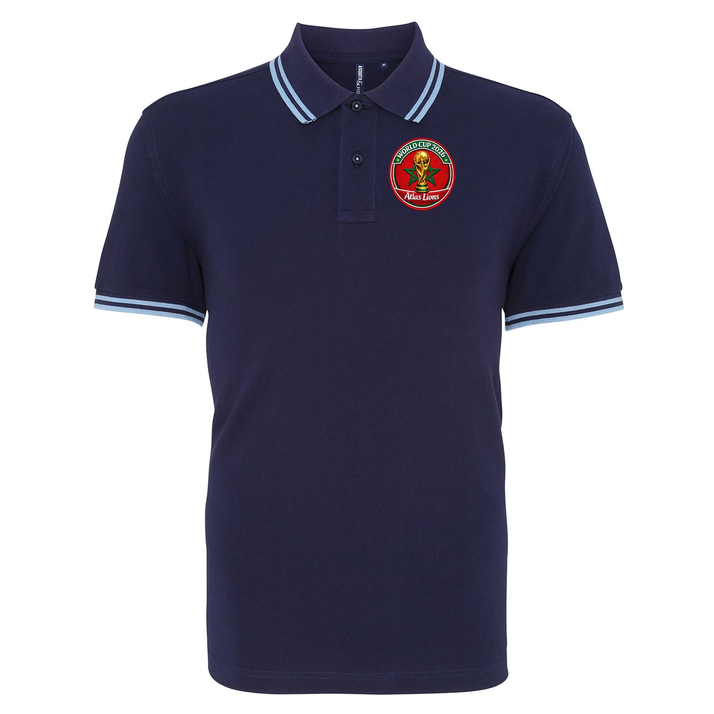 Morocco World Cup 2026 Tipped Polo Shirt 