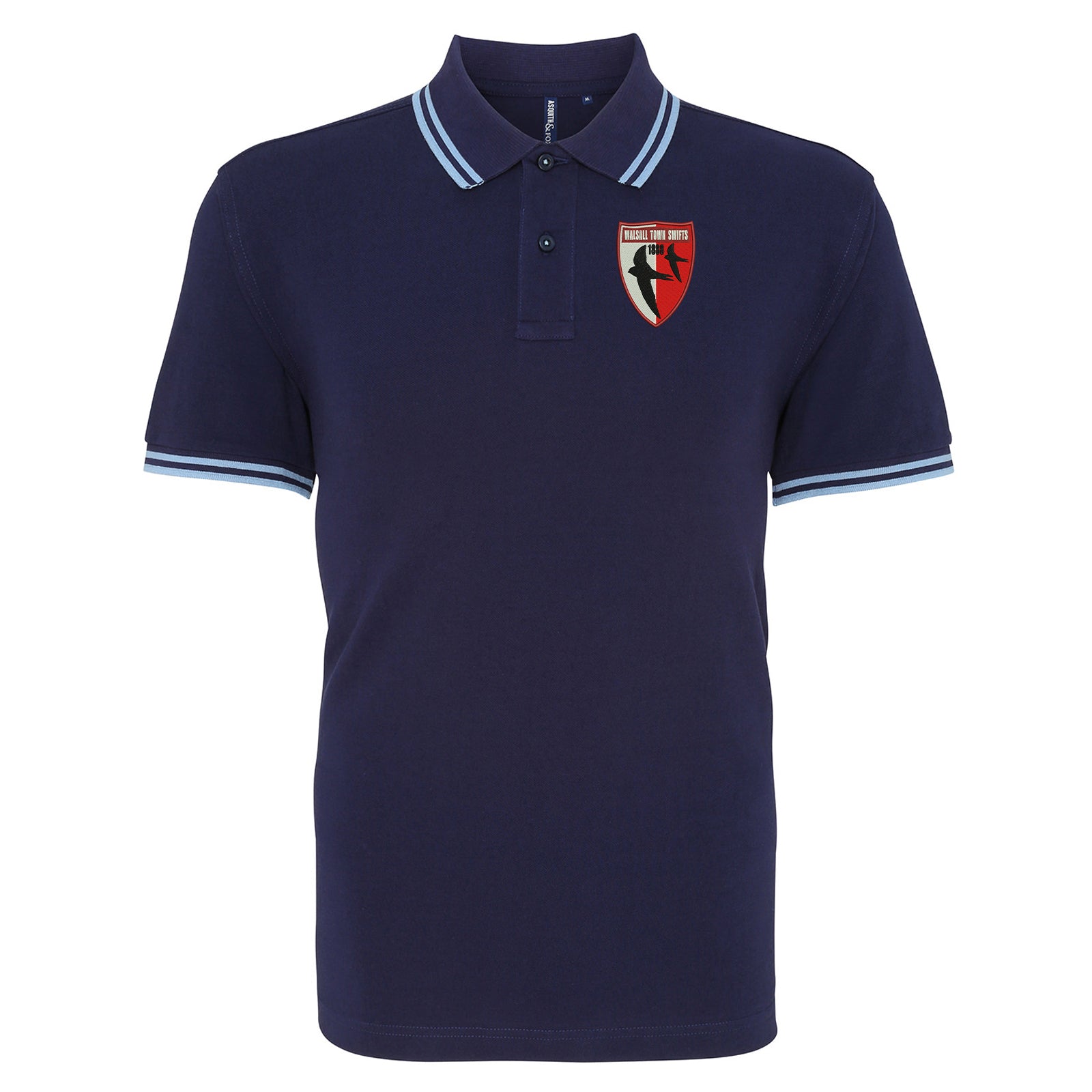 Old School Walsall Tipped Polo Shirt 